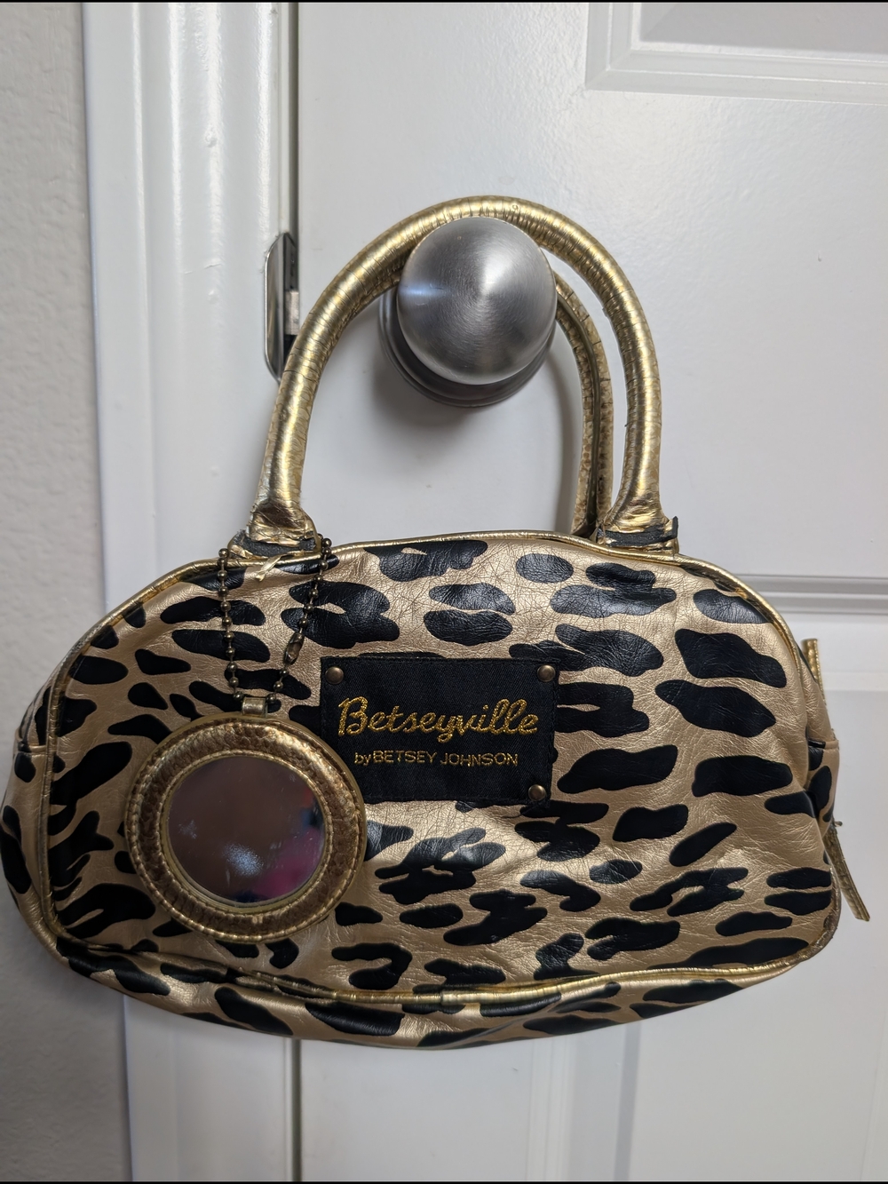 Betseyville By Betsy Johnson Animal Print Mini Satchel